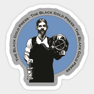 The Black Gold Press Sticker